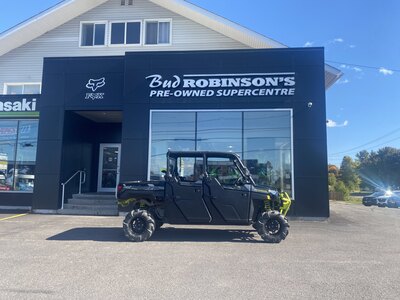 2020 Polaris® Ranger Crew® XP 1000 High Lifter Edition Onyx Black with Lime squeeze Accents