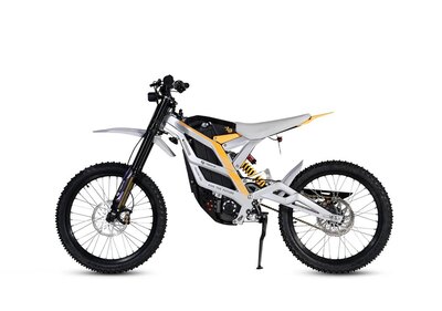 79BIKE-Falcon Pro Electric Dirt Bike(released) Silver Metallic/Yellow