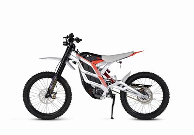 79BIKE-Falcon Pro Electric Dirt Bike(released) Silver Metallic/Red