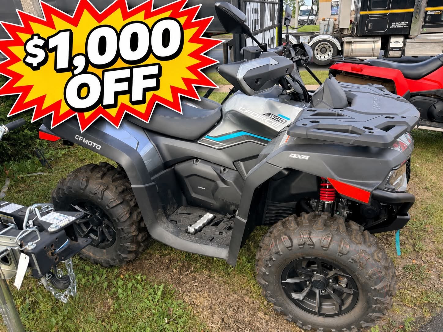 2026 CFMOTO CFORCE 600 Velocity Grey (IN STOCK)