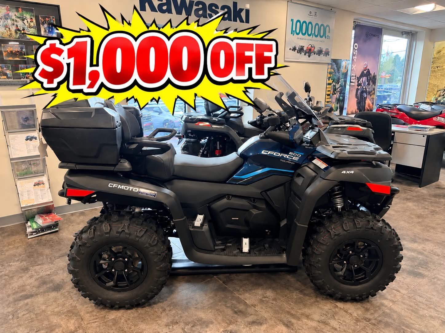2026 CFMOTO CFORCE 600 TOURING BLUE