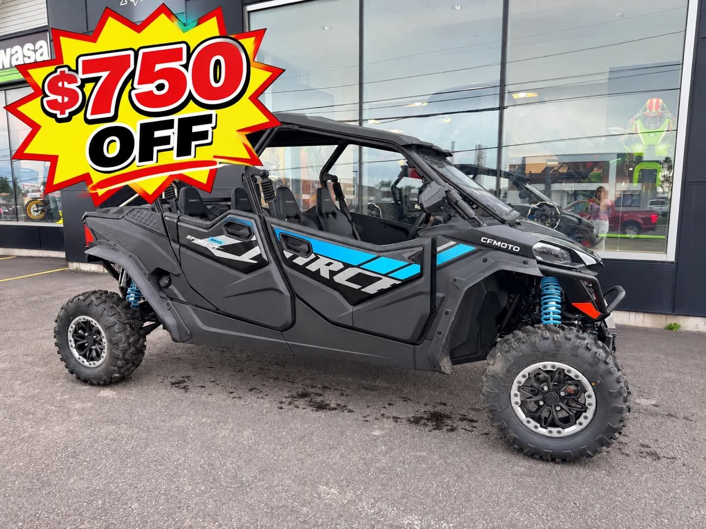 2026 CFMOTO ZFORCE 950 SPORT 4 Nebula Black (IN STOCK)