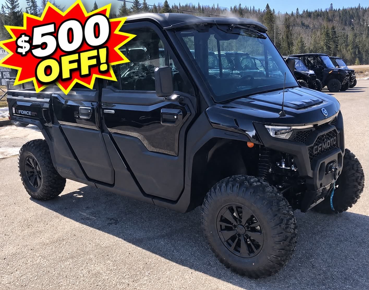 2026 CFMOTO UFORCE U10 XL PRO HIGHLAND Nebula Black ( IN STOCK )