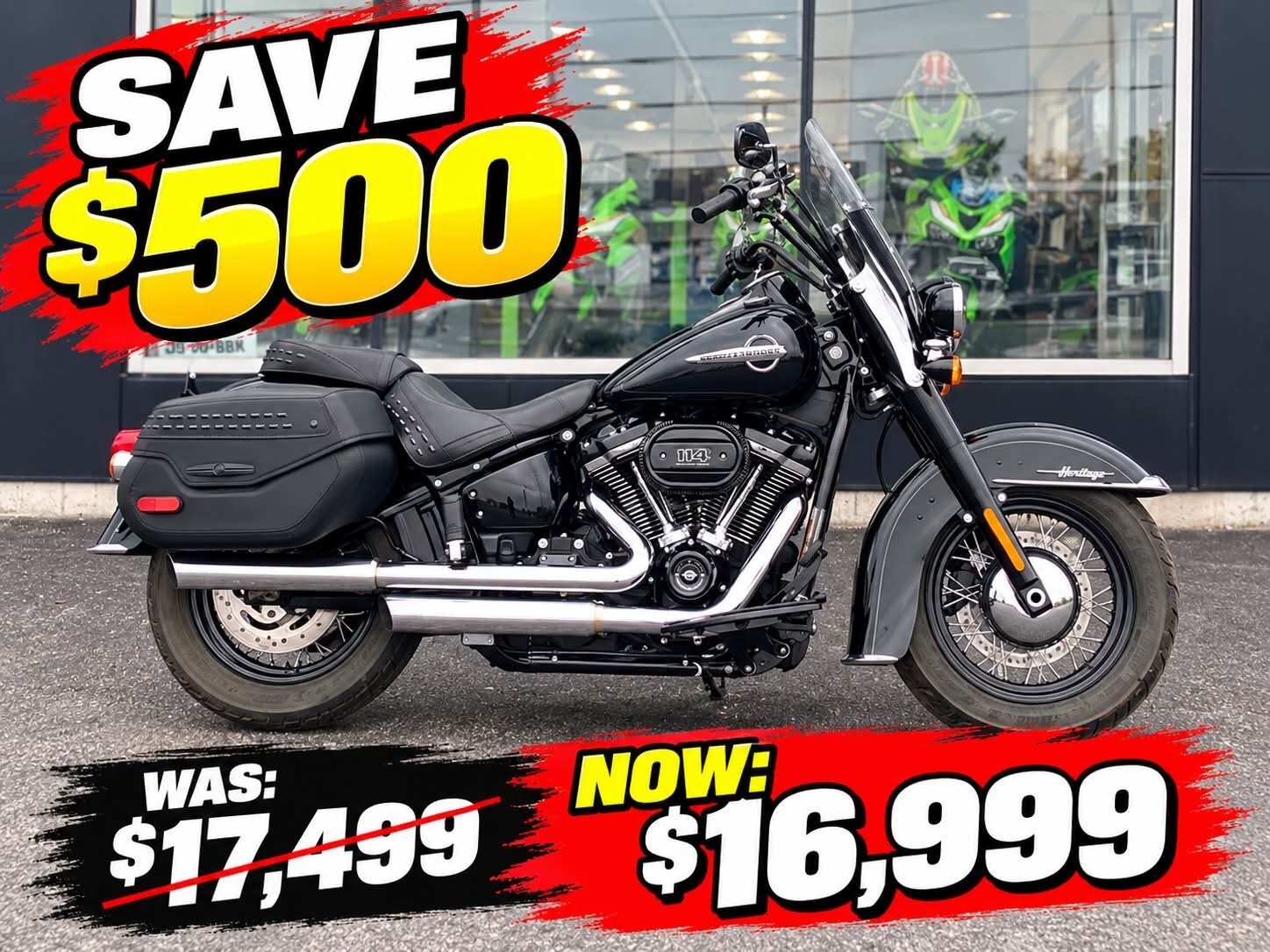 2019 Harley Davidson FLHCS / Heritage Classic 114