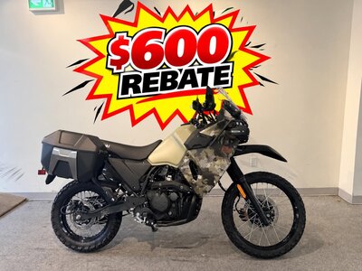 2026 Kawasaki KLR650 ADVENTURE Cypher Camo Beige (Matte) / Metallic Matte Carbon Gray (IN STOCK)