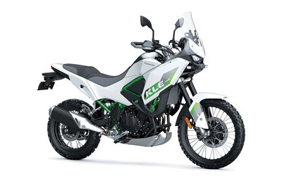 2026 Kawasaki KLE500 SE Pearl Blizzard White