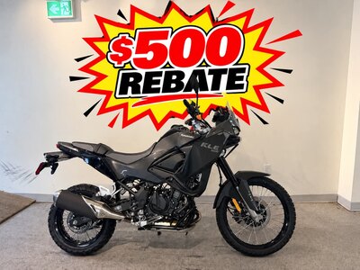 2026 Kawasaki KLE500 Metallic Carbon Gray / Ebony (IN STOCK)