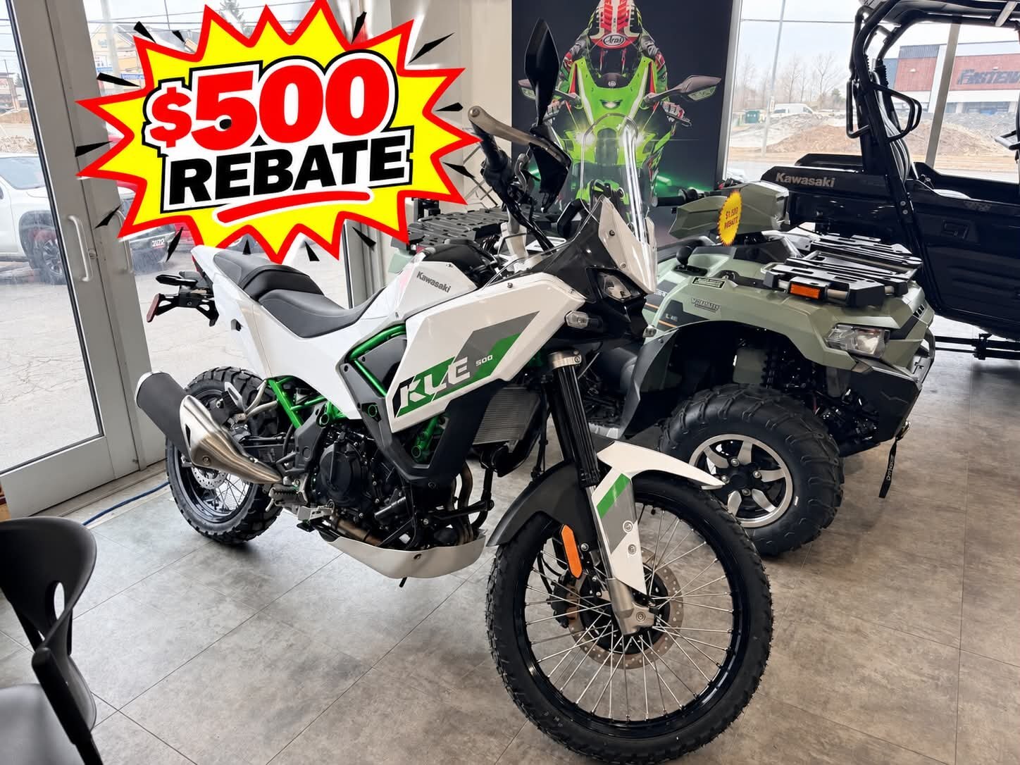 2026 Kawasaki KLE500 SE Pearl Blizzard White (IN STOCK) ASK ABOUT DEMO RIDE 