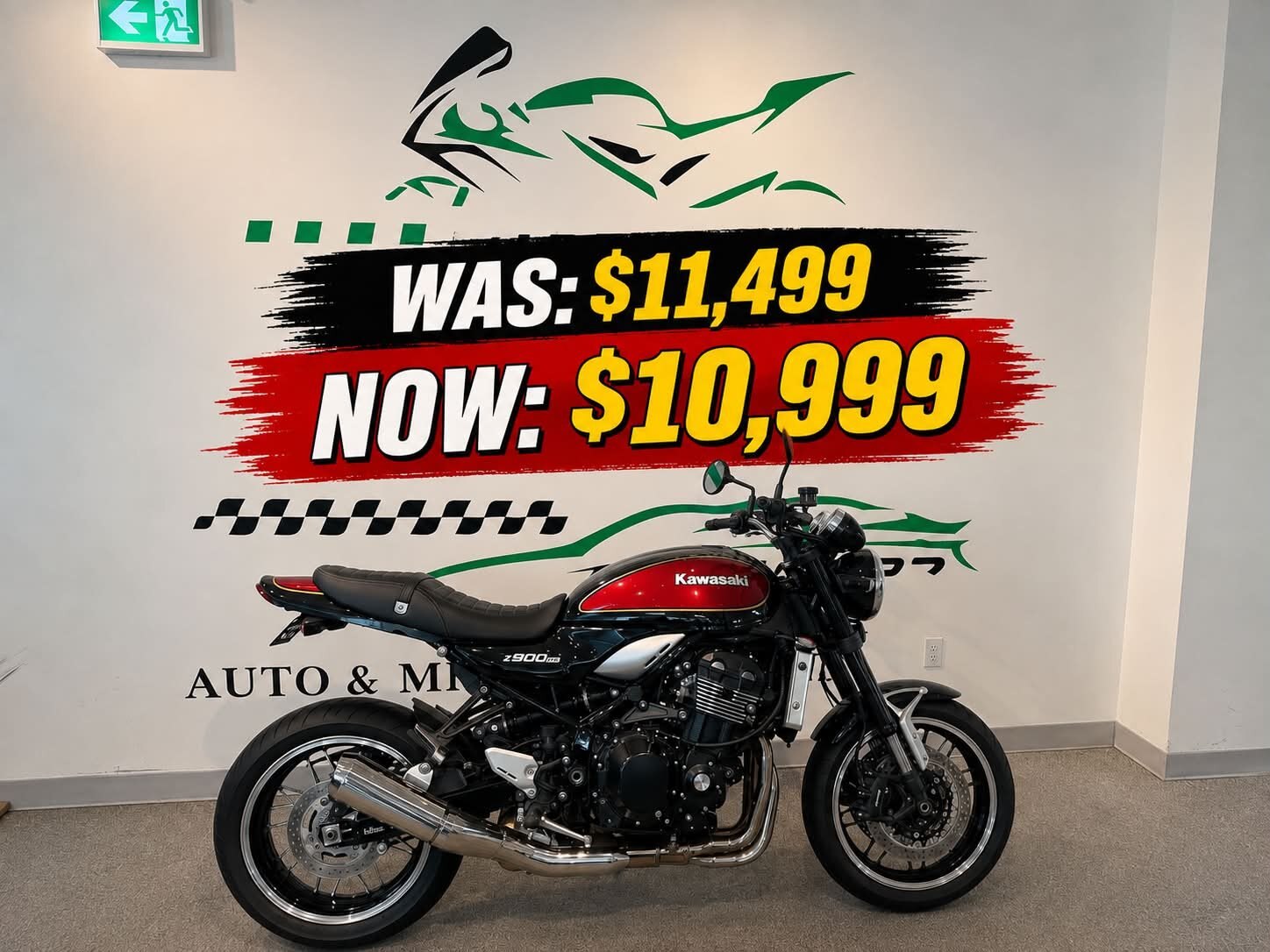 2023 KAWASAKI Z900RS Metallic Diablo Black/Metallic Imperial Red