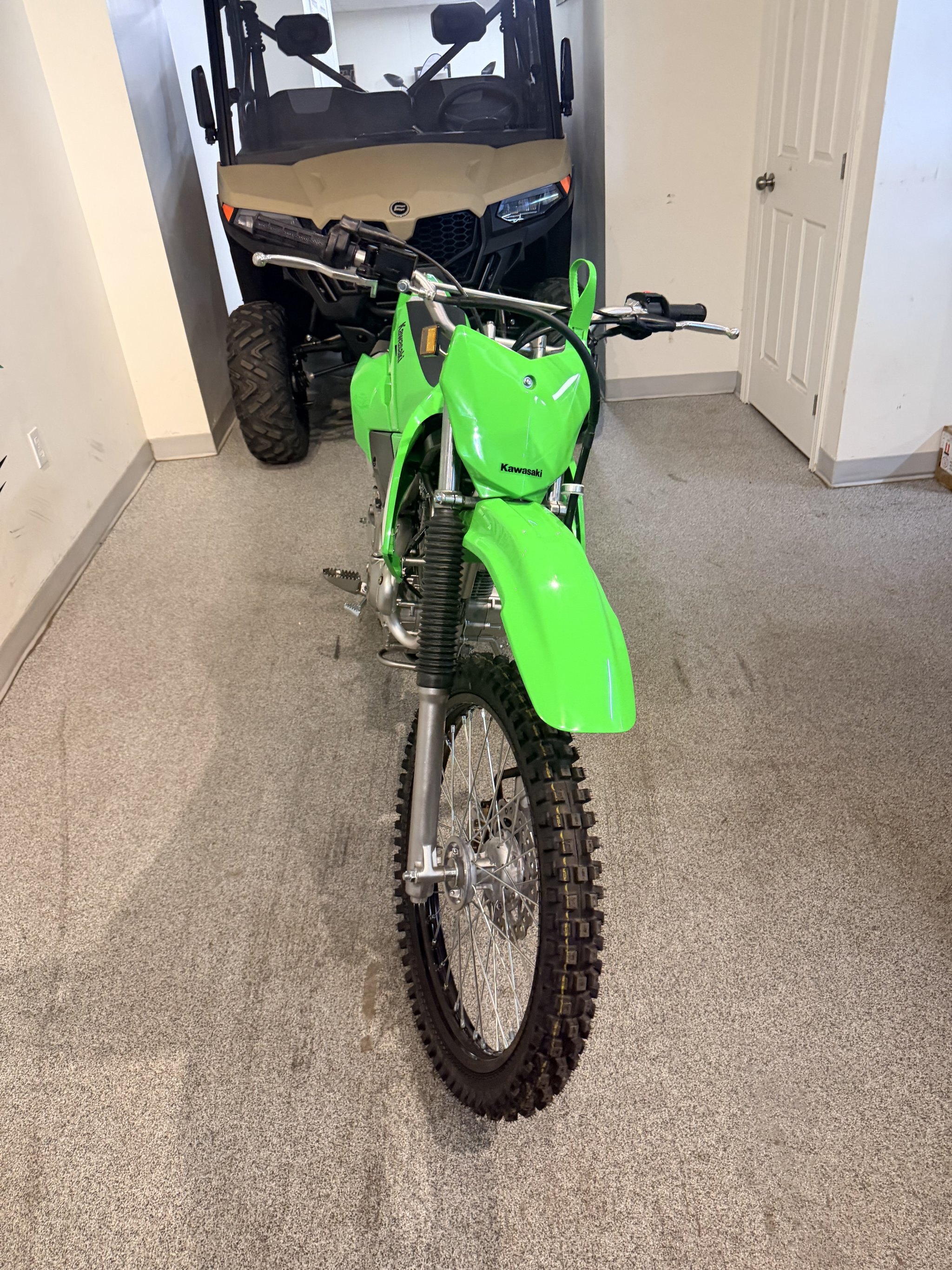 2027 Kawasaki KLX140R F Lime Green