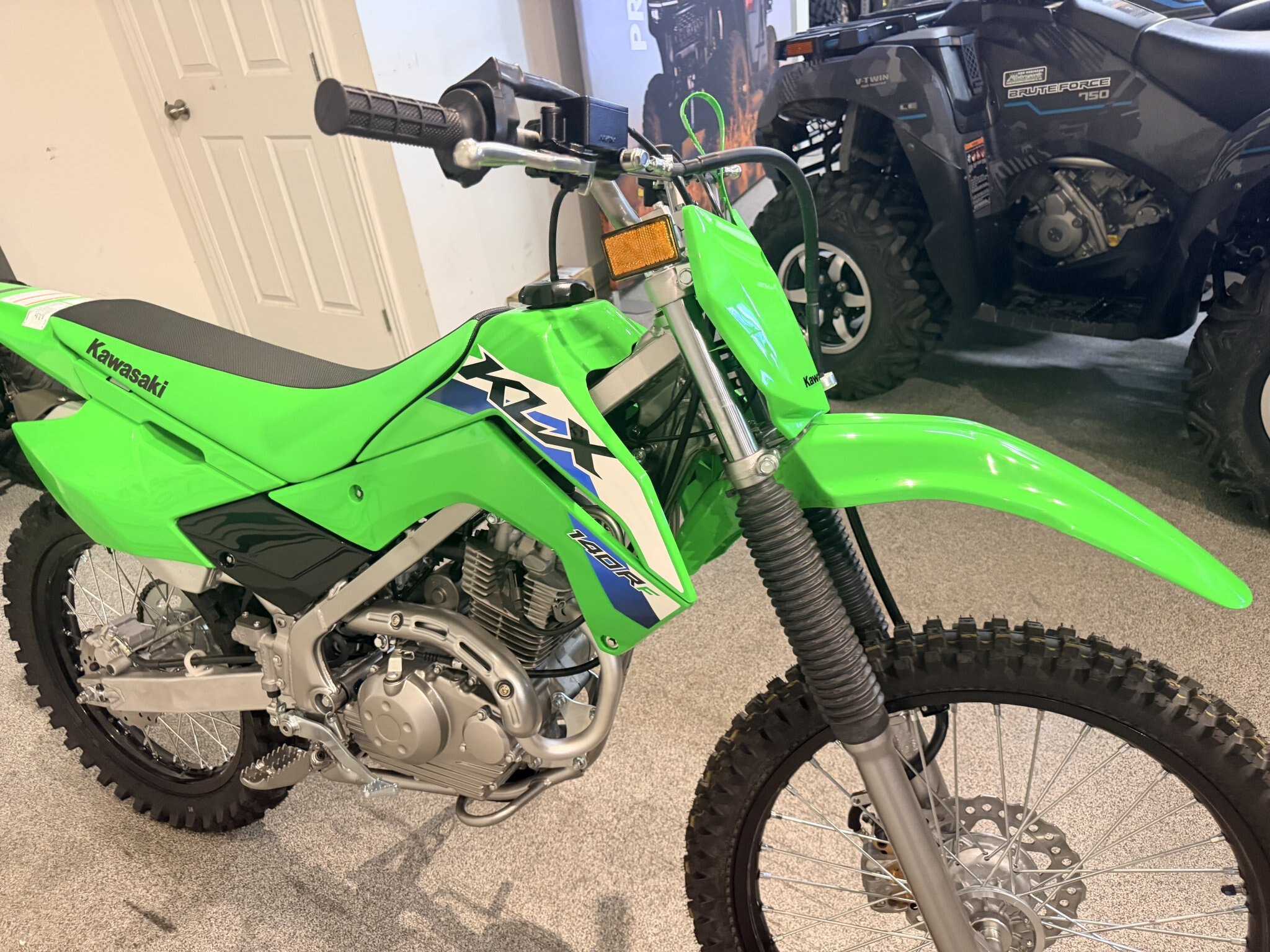 2027 Kawasaki KLX140R F Lime Green