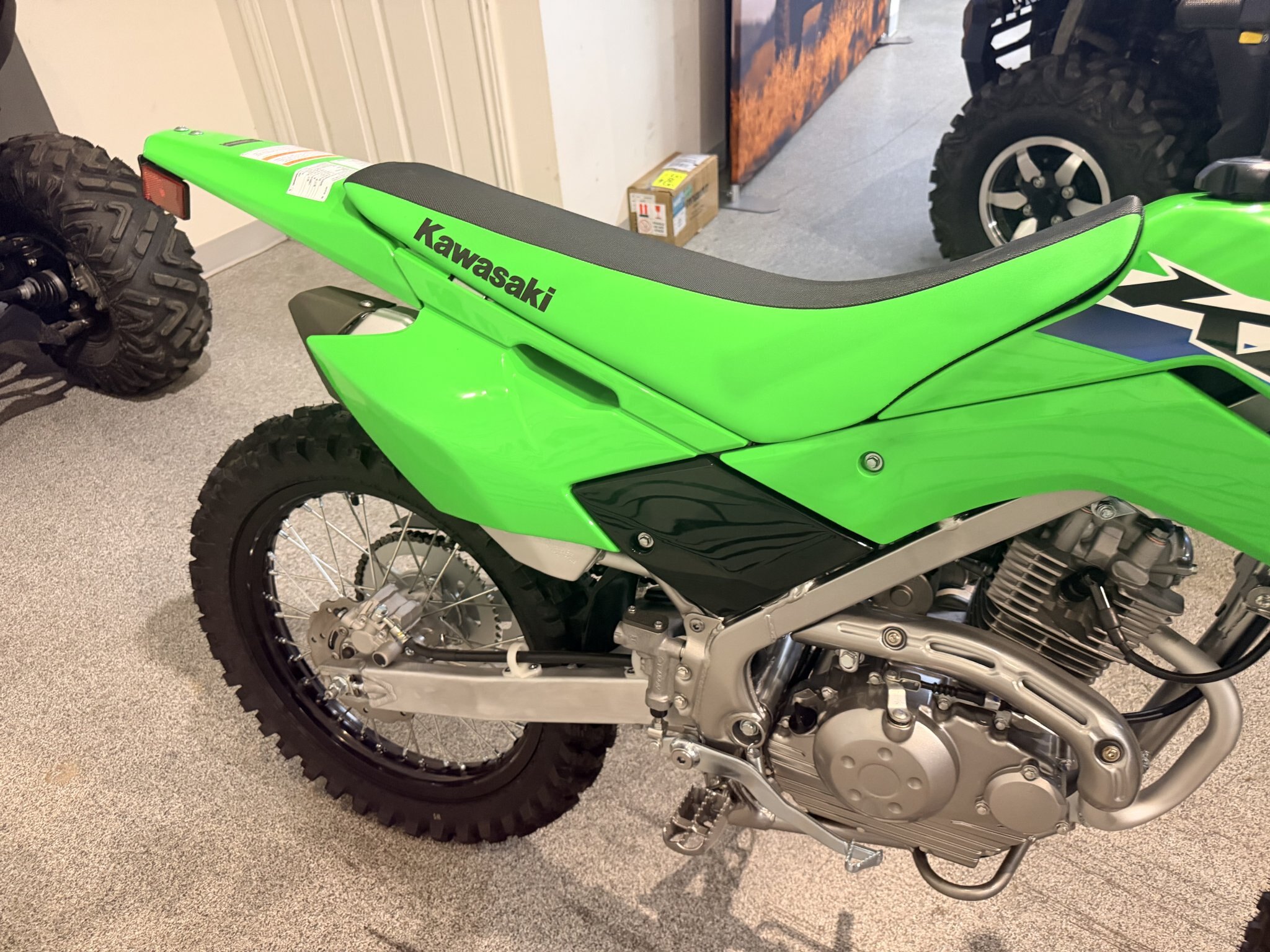 2027 Kawasaki KLX140R F Lime Green