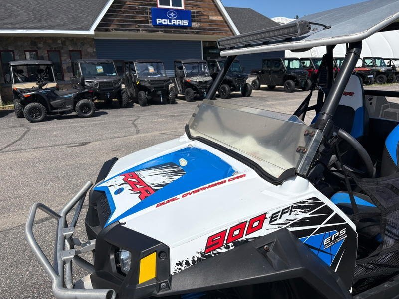 2012 Polaris® Ranger® RZR XP™ 900 Voodoo Blue/White/Black LE