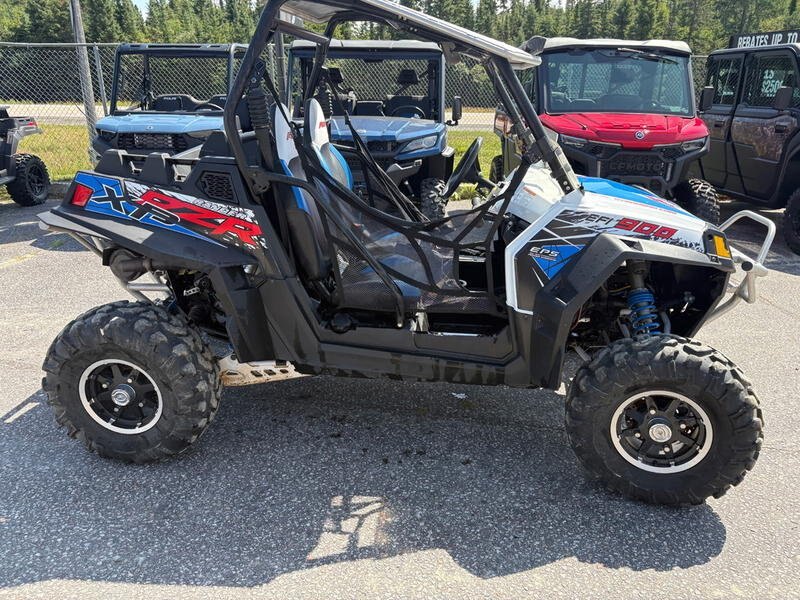 2012 Polaris® Ranger® RZR XP™ 900 Voodoo Blue/White/Black LE