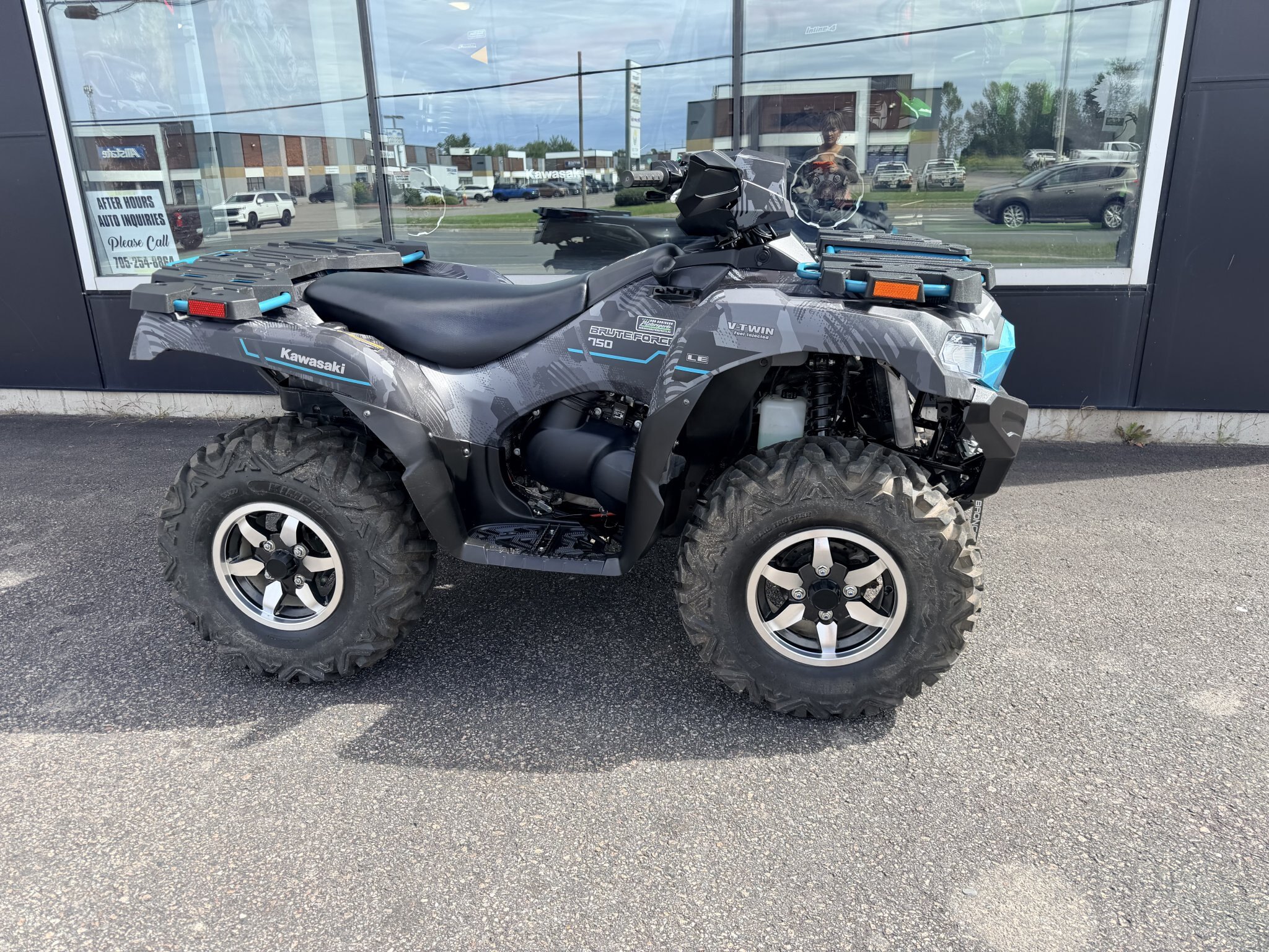2025 KAWASAKI BRUTE FORCE 750 EPS LE Cypher Camo Gray