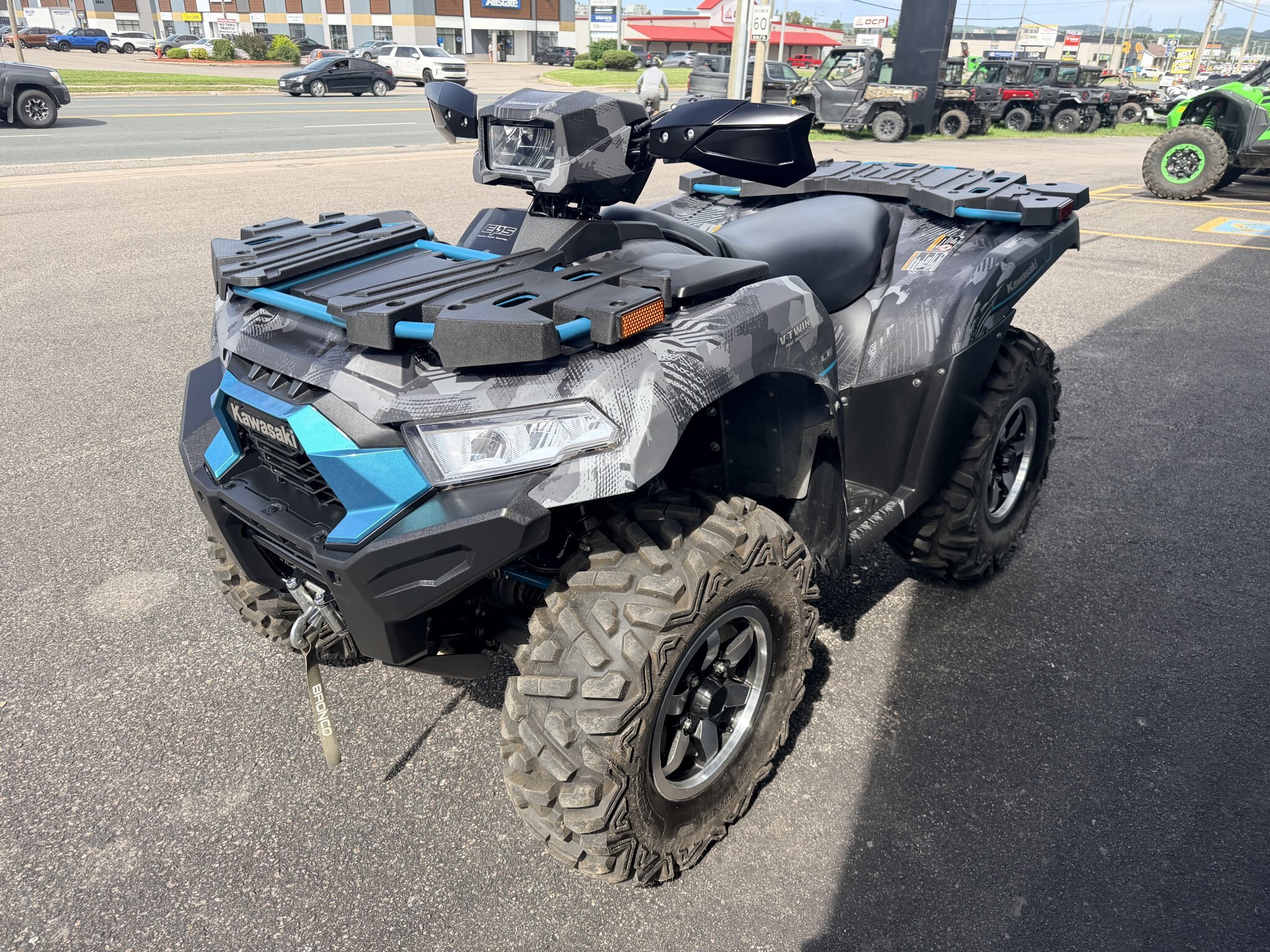 2025 KAWASAKI BRUTE FORCE 750 EPS LE Cypher Camo Gray