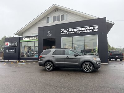 2016 FORD EXPLORER XLT SPORT AWD 3RD ROW SEATING W/REMOTE START, SUNROOF, LEATHER SEATS, HEATED/COOLED SEATS, HEATED STEERING WHEEL, REARVIEW CAMERA AND NAVIGATION!!