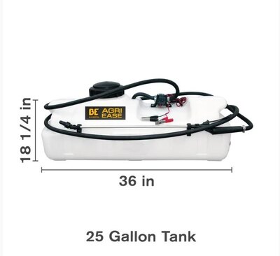 Braber 90.700.252 25 Gallon 2GPM Spot Sprayer