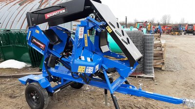 2022 WALLENSTEIN WP525 TRAILER MOUNTED WOOD PROCESSOR