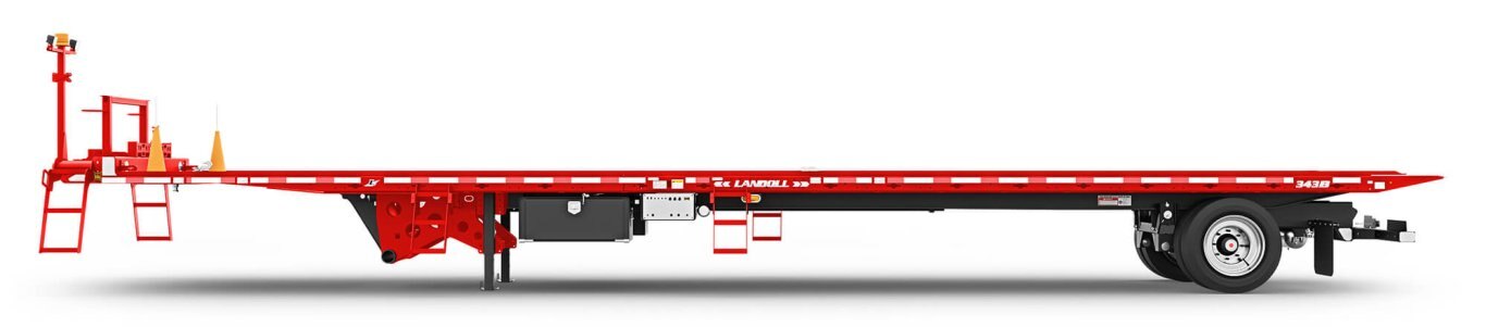 Landoll 343A TRAVELING AXLE TRAILER VIPER RED