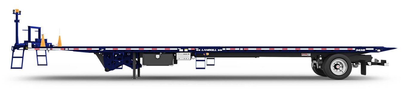 Landoll 343A TRAVELING AXLE TRAILER BLUE