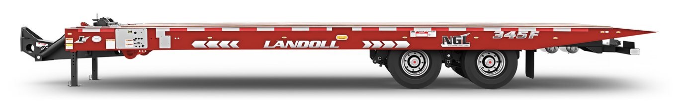 Landoll 345F TRAVELING AXLE TRAILER RED