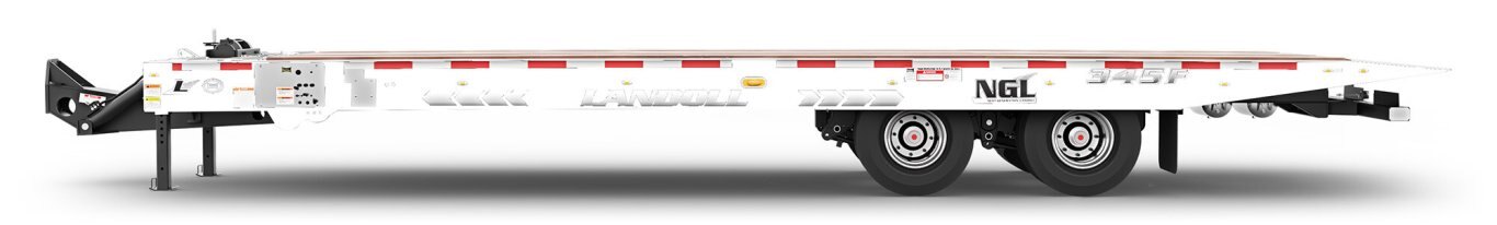 Landoll 345F TRAVELING AXLE TRAILER WHITE