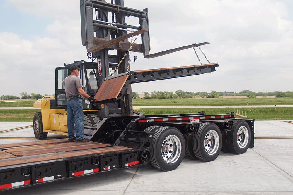 Landoll 855 DETACHABLE TRAILER WHITE