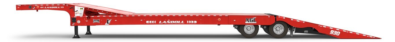 Landoll 930E TRAVELING TAIL TRAILER RED