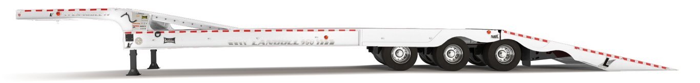 Landoll 950E TRAVELING TAIL TRAILER WHITE