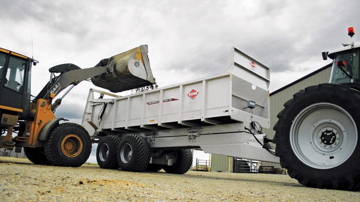 Kuhn PSC 161 TRAILER HORIZONTAL/VERTICAL/SPINNER