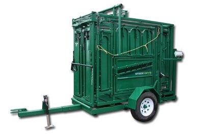 StockMan’s  PAX Heavy-Duty Parallel Axis Chute with Scale and Undercarriage