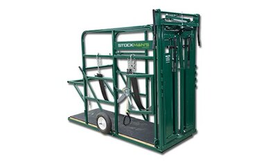 StockMan’s  CMHT Hoof Trimming Chute with self-locking headgate