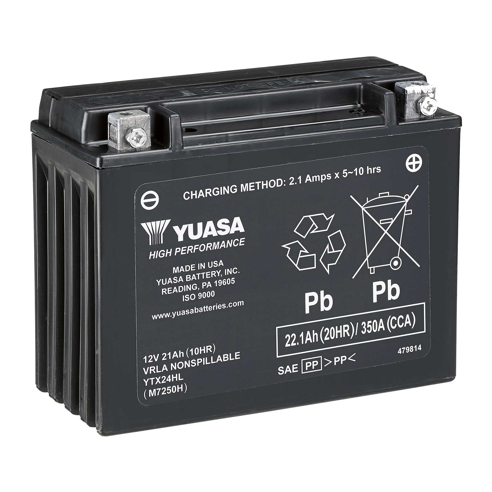 Yuasa Batterie 21 Amps. Wet