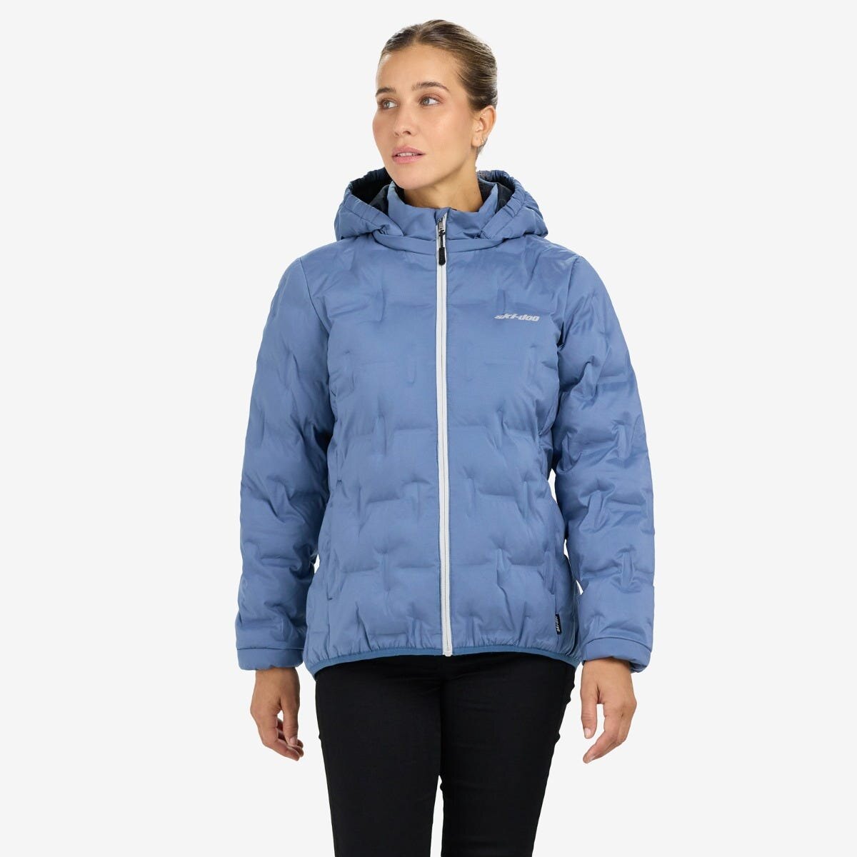 Women's Puffer Jacket L Denim Blue