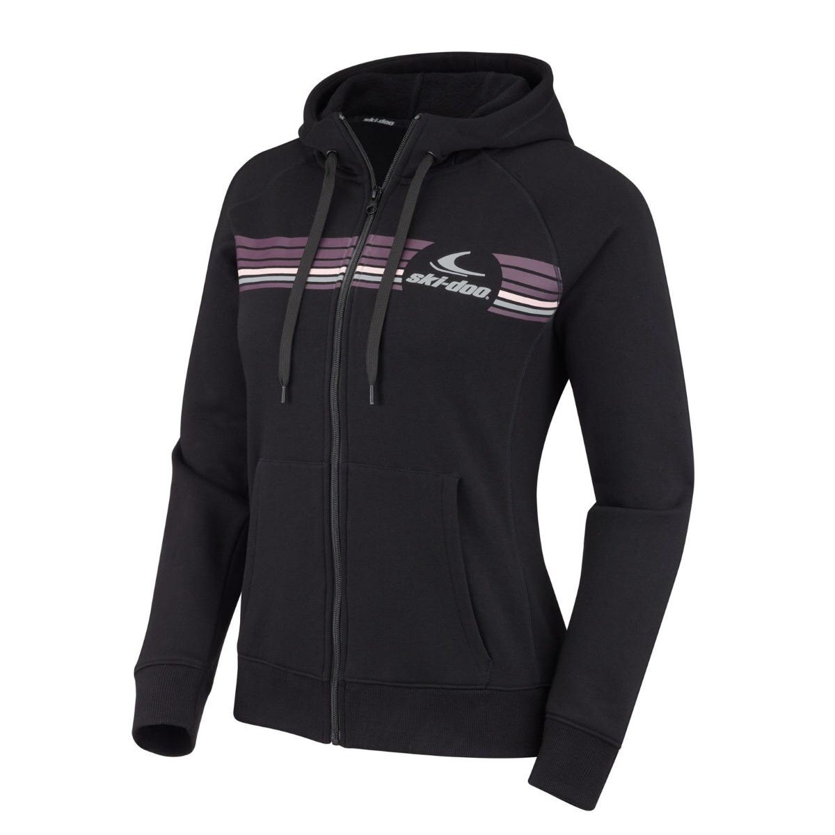 Women's Premium Zip Up Hoodie L Black