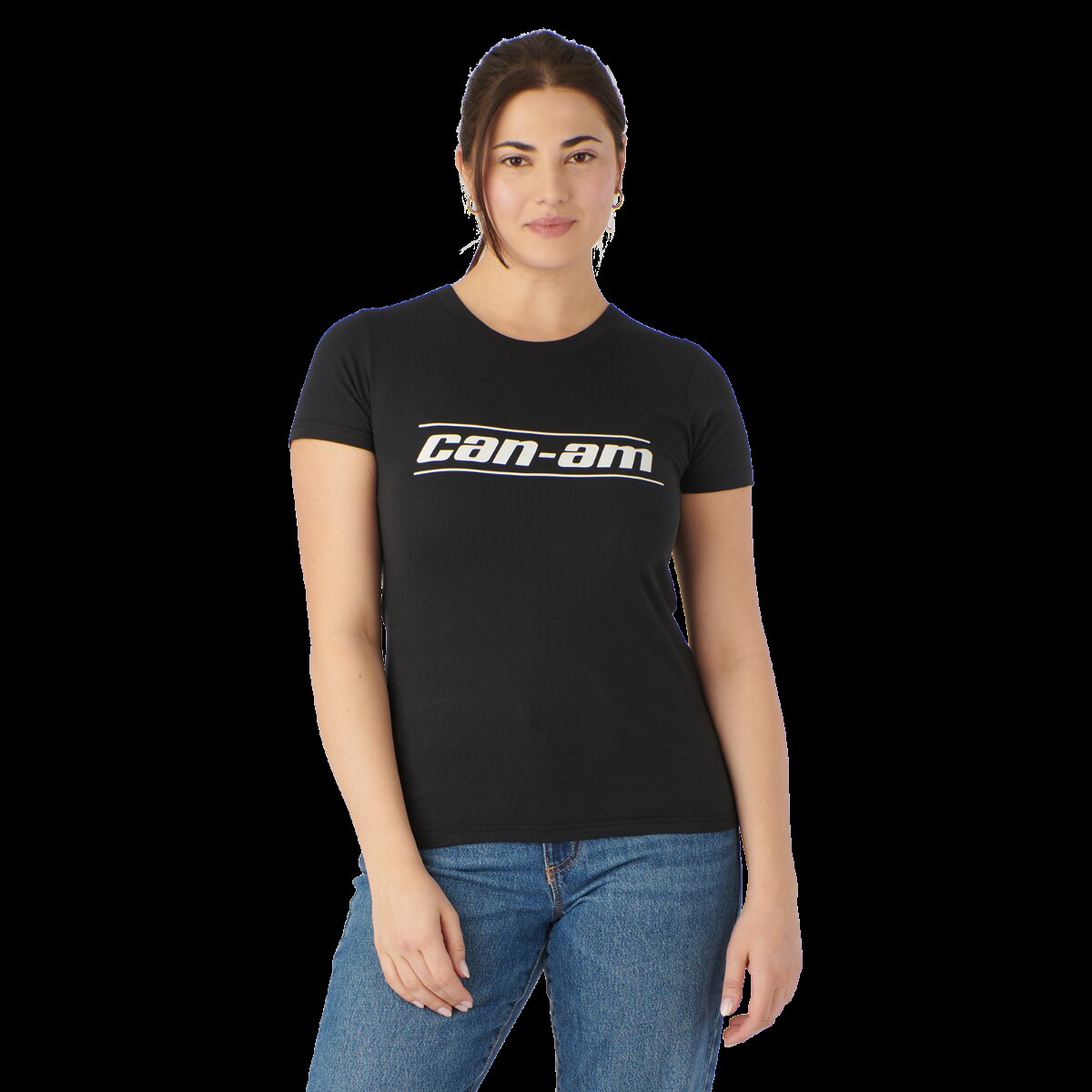 Women's Can Am Signature T Shirt M Black