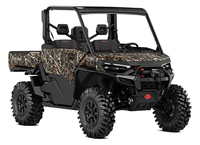 2027 Can Am DEFENDER X MR WITH HALF DOORS HD11 Dark Wildland Camo
