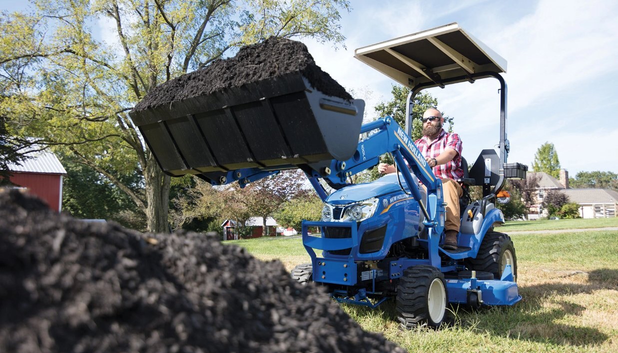 New Holland WORKMASTER™ 25S Sub Compact WORKMASTER™ 25S Open Air + 100LC LOADER