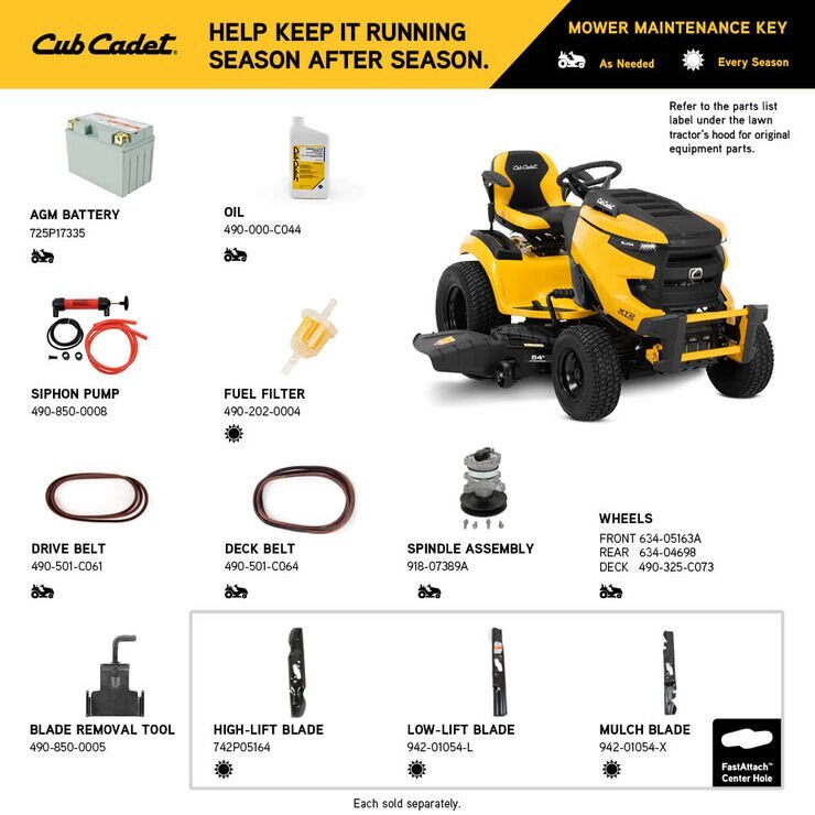 Cub Cadet XT2 GX54 D