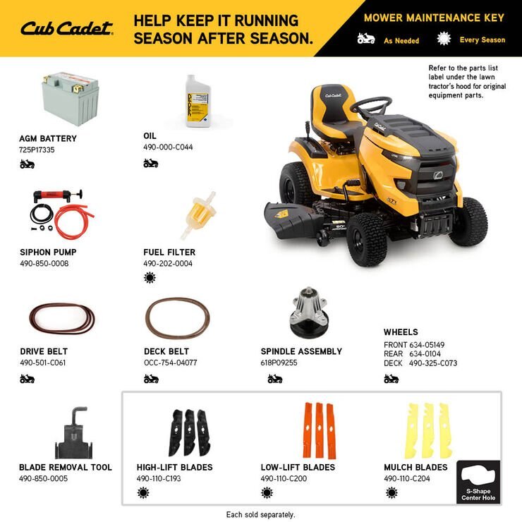 Cub Cadet XT1 LT50 FAB