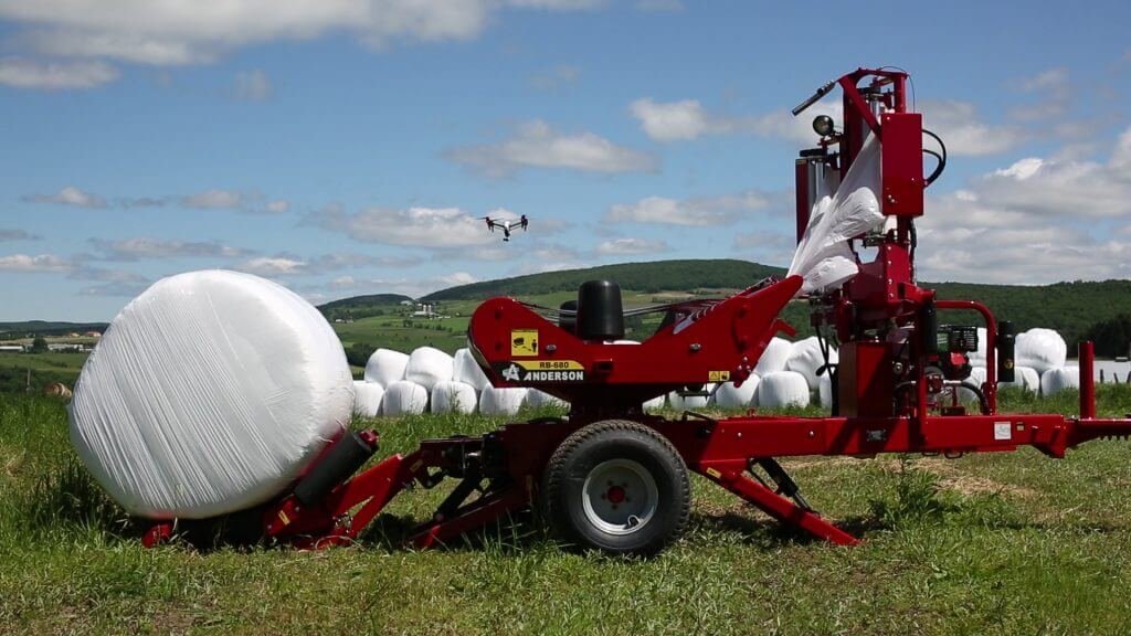 Anderson 680HS Single Round Bale Wrapper