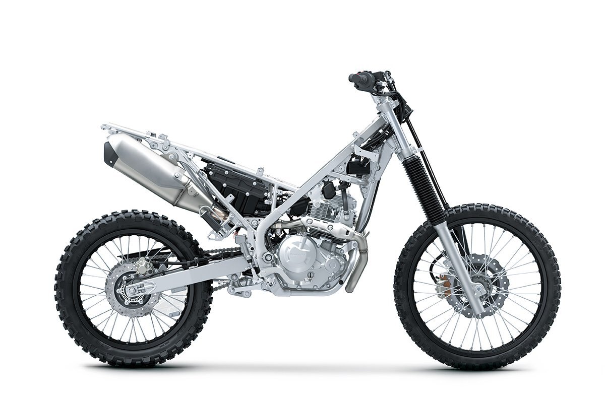 2025 Kawasaki KLX230 Battle Gray