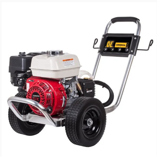 BE Power 2,500 PSI - 3.0 GPM Gas Pressure Washer with Honda GX200 Engine and AR Triplex Pump