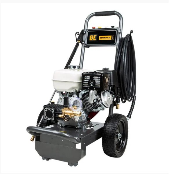 BE Power 3,800 PSI - 3.5 GPM Gas Pressure Washer with Honda GX270 Engine and AR Triplex Pump