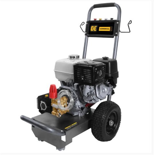 BE Power 4,200 PSI - 4.0 GPM Gas Pressure Washer with Honda GX390 Engine and Comet Triplex Pump