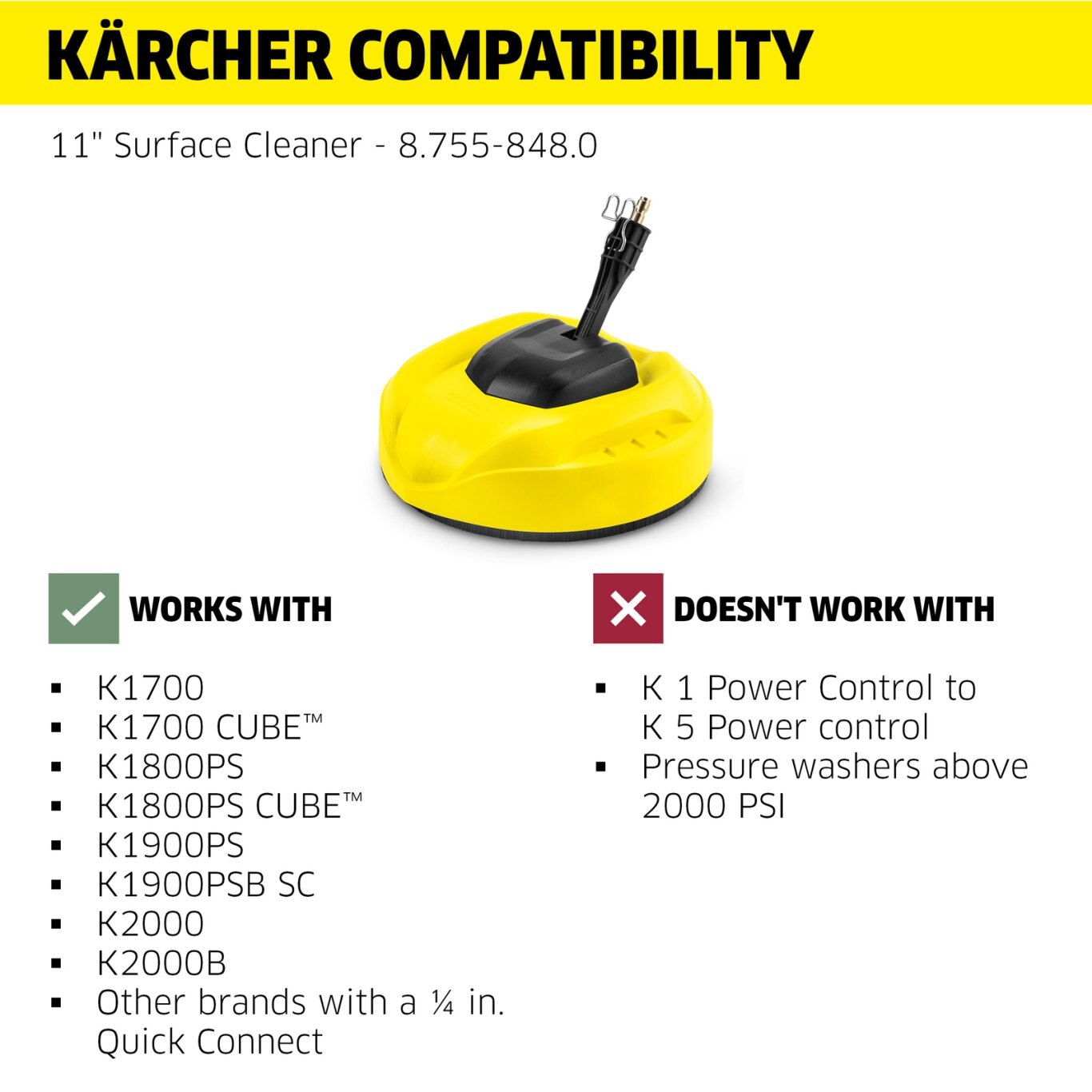 Karcher 11 Surface Cleaner