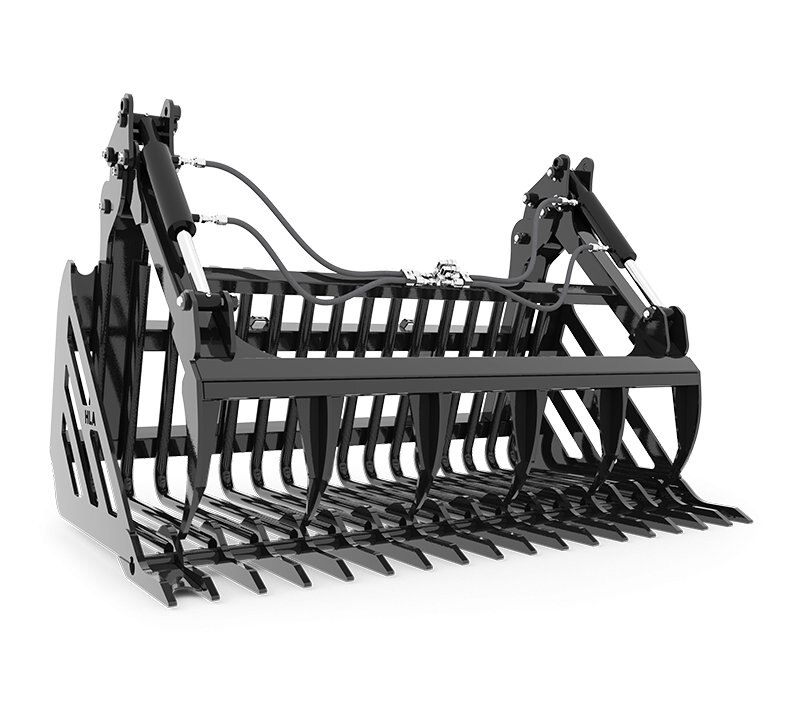 HLA Heavy Duty Stone Fork & Regular Utility Grapple