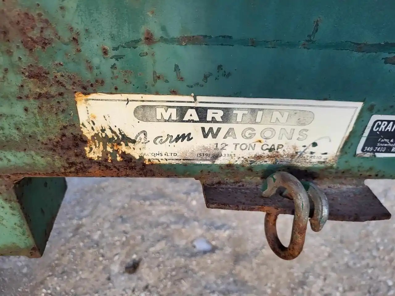 0 Martin Farm Wagons 12 TON