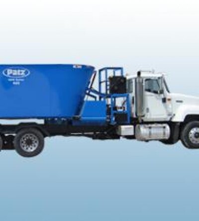 Patz 1600 Series Twin Screw Truck Mount TMR Vertical Mixer